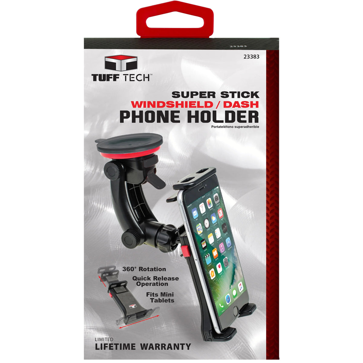 Super Stick Car Phone Mount, Windshield and Dashboard Suction Cup Holder
