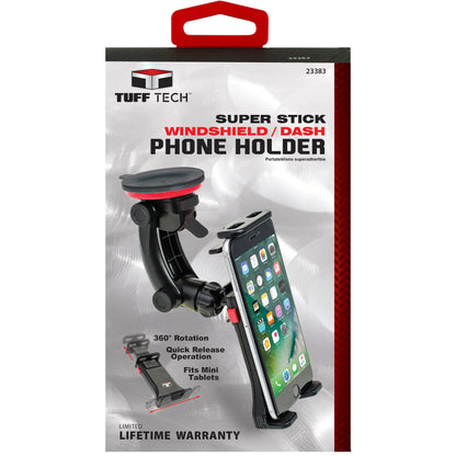 Super Stick Car Phone Mount, Windshield and Dashboard Suction Cup Holder